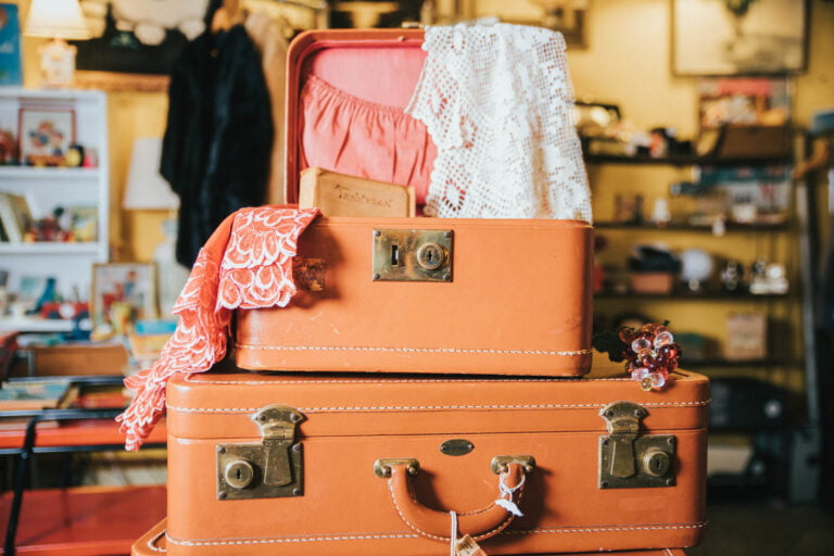 Old timey luggage