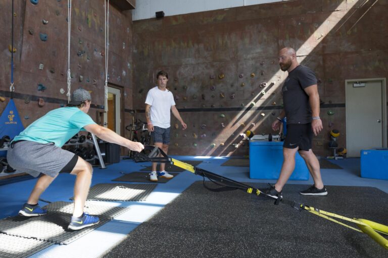 Mitch Marner training at Muskoka Woods