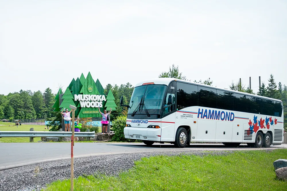 Transportation Bus to and from Muskoka Woods Transportation Bus to and from Muskoka Woods